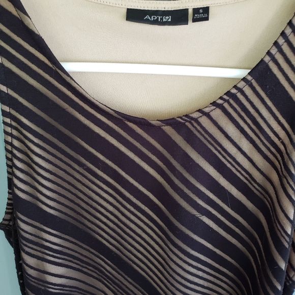 Apt 9 Maxi Dress w/ Sheer bottom - Picture 7 of 8